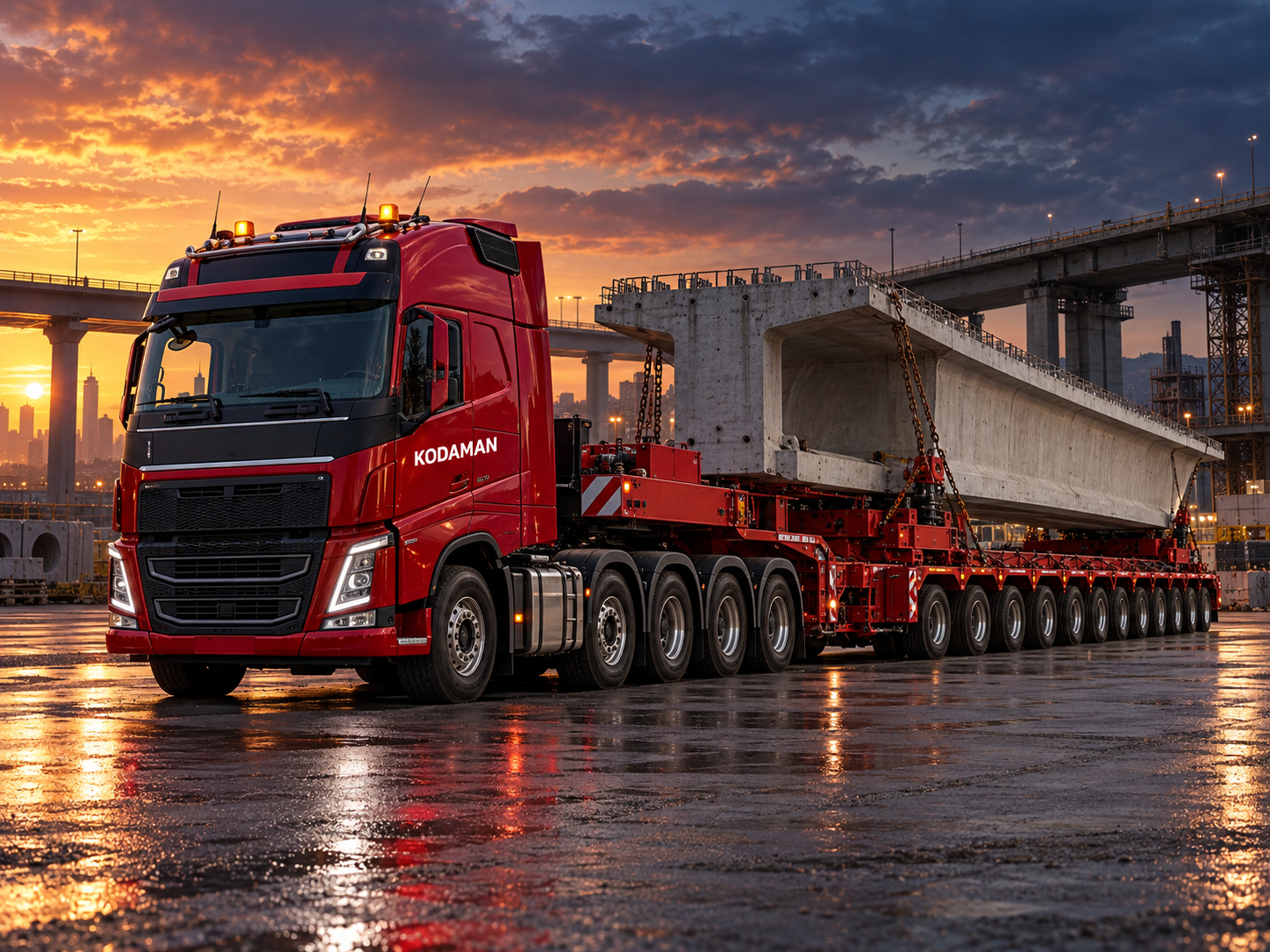 Çelik Ve Beton Köprü Taşımaları